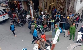 Hiện trường vụ việc.