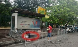 Hiện trường vụ việc.