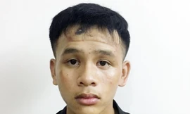 Cường tại cơ quan công an.