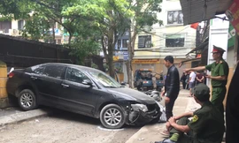 Hiện trường vụ tai nạn. Ảnh: N.T