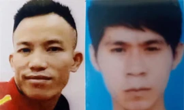 Hai đối tượng bị cơ quan điều tra truy nã. Ảnh cơ quan công an cung cấp.