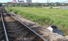 Hiện trường vụ tai nạn.