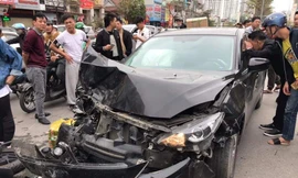 Hiện trường vụ tai nạn. Ảnh: FB