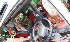 Hiện trường vụ tai nạn. Ảnh: KSĐP