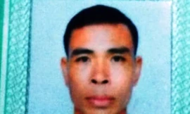 Nghi phạm Tiển bị bắt giữ.