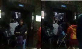 Dân chung cư Linh Đàm hốt hoảng vì mắc kẹt trong thang máy