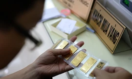 Giá vàng tăng cao kỷ lục, tăng gần 500.000 đồng/lượng. Ảnh minh hoạ 