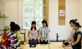 Bạn trẻ Việt Nam mê trà đạo Nhật Bản