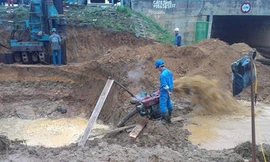 Đường ống nước sạch sông Đà hai năm vỡ 4 lần