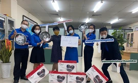 Công đoàn Ban thanh niên trường học đoạt Giải nhất thi cắm hoa