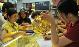 Giá vàng trong nước giảm nhẹ