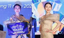 Nữ sinh Học viện Phụ nữ Việt Nam chinh phục ngôi vị Hoa khôi Sinh viên Thanh lịch 2024