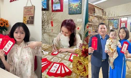 Cô giáo mầm non Gen Z và hành trình giữ lửa văn hóa viết chữ ngày Tết