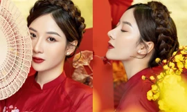 Hot girl xứ Tuyên: 'Tết là ngày của gia đình'