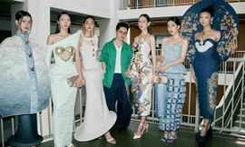 Tân thủ khoa ngành thời trang đưa nghệ thuật Làng gốm vào bộ sưu tập Lộc Tứ Bình