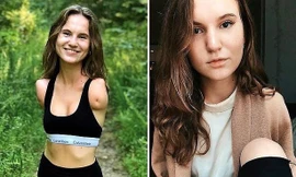 Nguồn năng lượng tích cực và nghị lực vươn lên của cô gái không tay