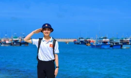 Chia sẻ về hành trình tới Trường Sa của nam sinh người dân tộc Thái