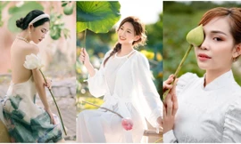 Ngắm sắc sen đầu mùa qua những tấm hình của giới trẻ