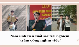 Nam sinh viên xuất sắc trải nghiệm 'trăm công nghìn việc'