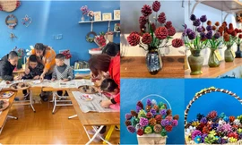 Trung tâm Hương Giang - Nơi những đóa hoa 8/3 nở trên tay trẻ khuyết tật