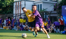 Giao hữu bóng đá quyên góp được hơn 400 triệu đồng ủng hộ nạn nhân trong vụ cháy chung cư mini 