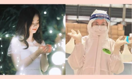 ‘Thiên thần áo trắng’ trường ĐH Kỹ thuật Y tế Hải Dương tình nguyện lên Bắc Giang chi viện