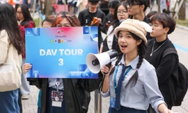 DAV Open House 2025: 'Nhập vai' sinh viên Ngoại giao, chinh phục ước mơ toàn cầu