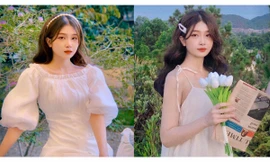 Xao xuyến với nét đẹp dịu ngọt của nàng thơ xứ Huế - Hạnh Nguyên