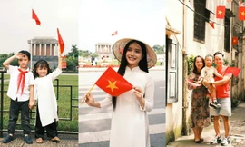 Rộn ràng không khí người dân thủ đô đón Tết Độc Lập