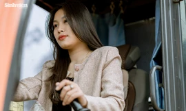 Bóng hồng trên công trường: Cô gái Bắc Giang lái máy xúc, xe tải khẳng định bản lĩnh phái đẹp