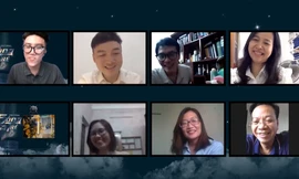 Giảng viên trường Báo hóa 'gián điệp' tham gia gameshow chào tân sinh viên