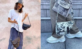 Chàng trai có khả năng biến túi hiệu cũ thành món đồ hợp mốt
