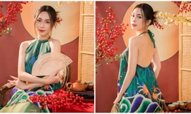 Yếm sen đẹp thanh thoát trong những ngày đầu Xuân