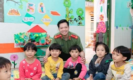 Trung úy Công an trẻ tuổi, hết mình với công tác Đoàn