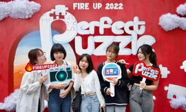 Bùng cháy ngọn lửa đam mê tại Photobooth Fire Up 2022 của sinh viên trường Báo