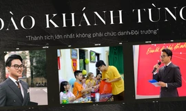 Nam sinh trường Báo đa tài Đào Khánh Tùng: 'Thành tích lớn nhất không phải chức danh đội trưởng'