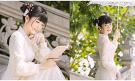 Hoa khôi Duyên dáng áo dài Bình Dương 'đốn tim' cộng đồng mạng với bộ ảnh cực ấn tượng