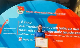 Nữ Phó Bí thư Đoàn trường Đại học Vinh hoạt động tình nguyện vì cộng đồng xuất sắc
