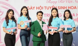 Ca sĩ Hồ Văn Kãnh cất tiếng hát nội lực, truyền cảm hứng tại Ngày hội tuyển sinh Hoa hậu Việt Nam 2024 
