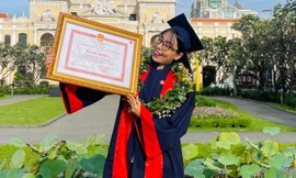 Cô gái trẻ là diễn viên múa chuyên nghiệp tốt nghiệp Thủ khoa trường Đại học Văn hóa TP.HCM