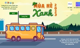 ‘Mùa Hè Xanh 2023’: Tuổi trẻ Đại học Kinh tế Quốc dân giục giã bước chân lên đường
