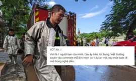 Diễn viên 'Lửa ấm' chia sẻ xúc động về chiến sĩ cảnh sát hy sinh khi chữa cháy