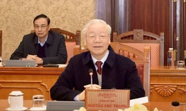 Tổng Bí thư Nguyễn Phú Trọng chủ trì cuộc họp Ban Bí thư đánh giá tình hình tổ chức Tết Quý Mão 2023