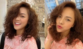 Thu Quỳnh đổi tóc xoăn xù mì, hé lộ tạo hình phim pháp luật mới của VFC