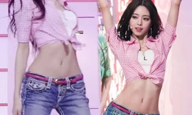 Thân hình đồng hồ cát được khen hiếm có của nữ ca sĩ