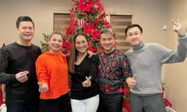 Đàm Vĩnh Hưng khoe biệt thự đón Giáng sinh ở Mỹ, hội ngộ Hồng Ngọc, Quang Dũng 