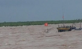 Tàu chở 1.000 tấn dầu gặp sự cố ở vùng biển Thái Bình 