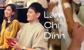 Vợ hé lộ hình ảnh đầu tiên của Lâm Chí Dĩnh sau tai nạn xe hơi 