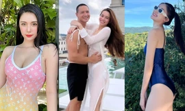 Hồ Ngọc Hà diện bikini gợi cảm tình tứ bên Kim Lý, Lương Thanh khoe vóc dáng nuột nà