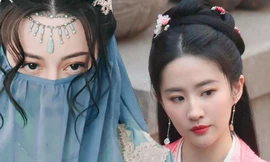 Tạo hình đẹp kinh diễm của Địch Lệ Nhiệt Ba và Lưu Diệc Phi trong phim cổ trang mới